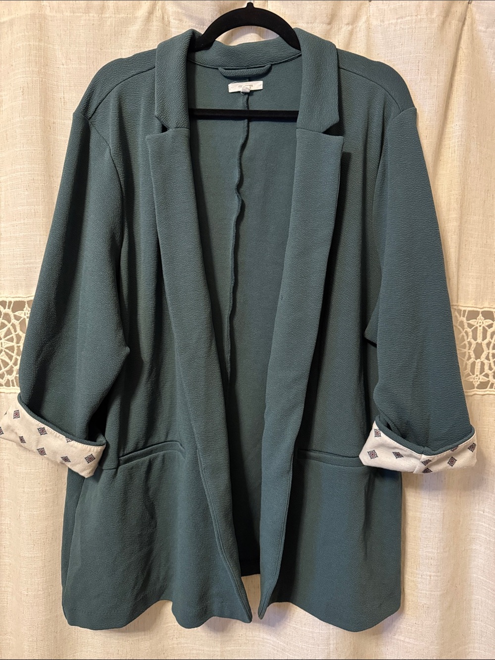 Maurices Teal Open-Front Women’s Blazer